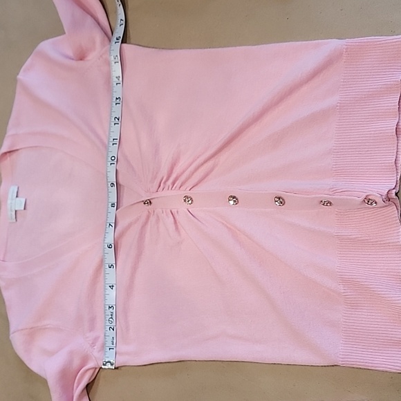 New York & Company Size XS Pink Button Front Cardigan, Excellent Used Condition - Picture 9 of 14